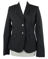 Dámské černé proužkované sako Mexx 