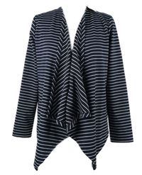 Dámský tmavomodro-bílý pruhovaný cardigán Bexley´s 