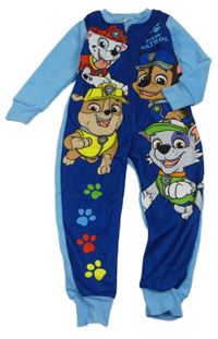 Modrý fleecový overal s Paw Patrol Nickelodeon