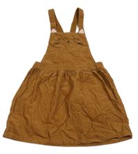 Hnědá manšestrová laclová sukně H&M