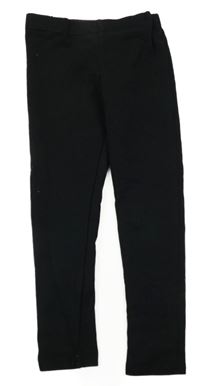 Černé zateplené legíny H&M