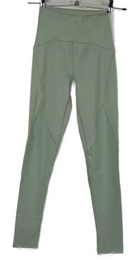 Dámské khaki sportovní legíny 