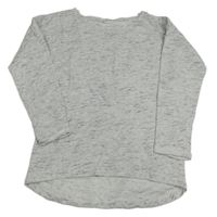 Světlešedá žíhaná mikina H&M