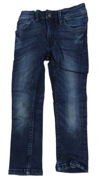 Tmavomodré super skinny fit rifle H&M