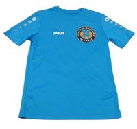 Modré sportovní tričko s potiskem Jako