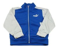 Modro-bílá sportovní mikina Puma