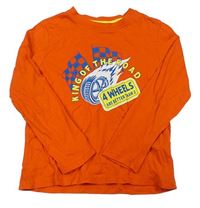 Oranžové triko s kolem Lupilu