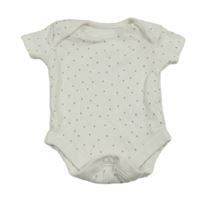 Bílé puntíkované body George 