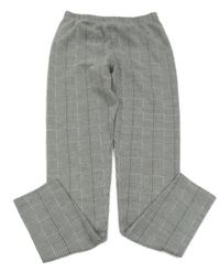 Černo-bílé kostkované legíny M&Co.