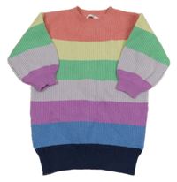 Barevně pruhovaná svetrová tunika M&S