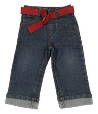 Modré rifle s páskem Bluezoo