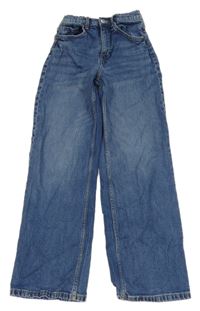Modré wide leg rifle H&M