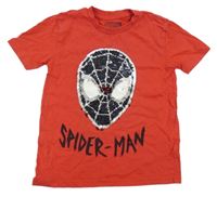 Červené tričko se Spider-manem z překlápěcích flitrů Next 