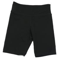 Černé sportovní elastické kraťasy H&M