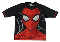 Černé UV tričko se Spider-manem MARVEL