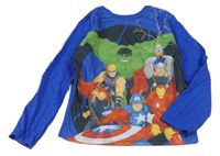 Safírové pyžamové triko s Avenngers MARVEL
