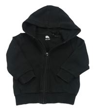 Černá propínací mikina s kapucí F&F