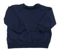 Tmavomodrá mikina H&M