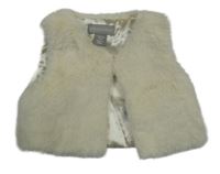 Smetanové kožešinové podšité bolérko PRIMARK