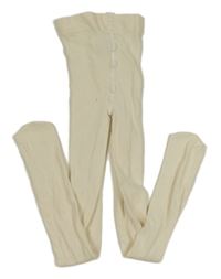 Smetanové punčocháče H&M