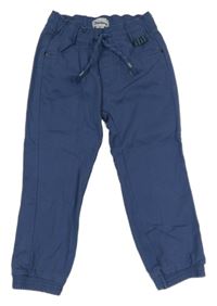 Tnavomodré cuff riflové kalhoty impidimpi