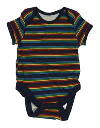 Tmavomodro-barevné pruhované body PRIMARK
