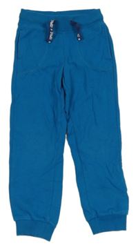 Modrozelené tepláky s nápisem Pocopiano