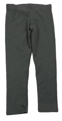 Tmavošedé žebrované legíny Next