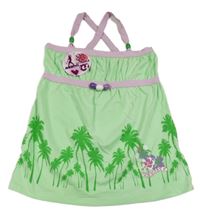 Nové - Zelený top s palmami