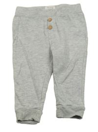 Šedé melírované tepláky s knoflíky Impidimpi