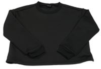 Černá sportovní oversize mikina Next