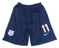 Tmavomodré fotbalové kraťasy - FC Barcelona Nike
