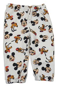 Smetanové tepláky s Mickeym a Plutem Primark
