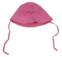Růžový plátěný klobouk zn. H&M