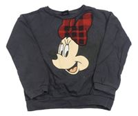 Tmavošedá mikina s Minnie Disney