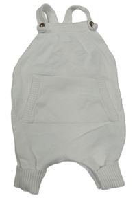 Bílé pletené laclové tepláky s hvězdou Next