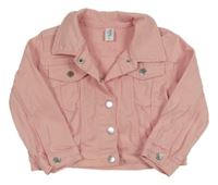 Světlerůžová riflová bunda Topolino