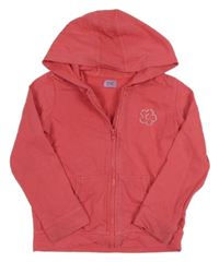 Jahodová propínací mikina s kapucí F&F