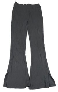 Tmavošedé flare legíny Page one young