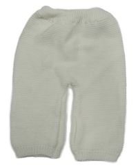 Bílé pletené tepláky 