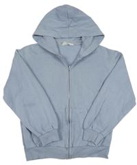 Světlemodrá propínací mikina s kapucí H&M
