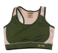 Khaki-růžová sportovní lambáda USA pro