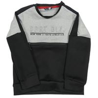 Černo-šedá thermo mikina s nápisem Pep&Co