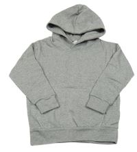 Šedá mikina s kapucí 