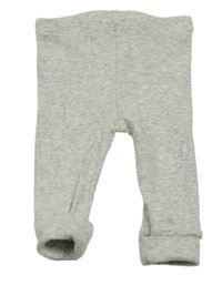 Světlešedé žebrované lehké tepláky Tu