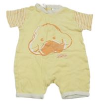Žlutý kraťasový overal s kachnou C&A