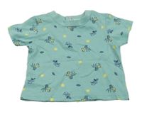 Modré tričko se zvířátky Ergee