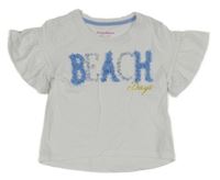 Bílé tričko s nápisem 