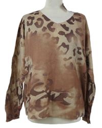 Nové - Dámský vínový vzorovaný svetr Emery Rose 