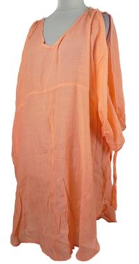 Dámská lososová plážová tunika Papaya 